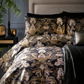 Laurence Llewelyn-Bowen Black and Gold Suburban Jungle Duvet Cover Set Laurence Llewelyn-Bowen Black and Gold Suburban Jungle Duvet Cover Set